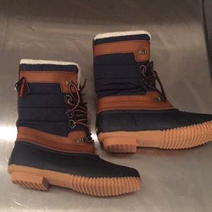 NWT Lands End Lined Winter Duck boots
